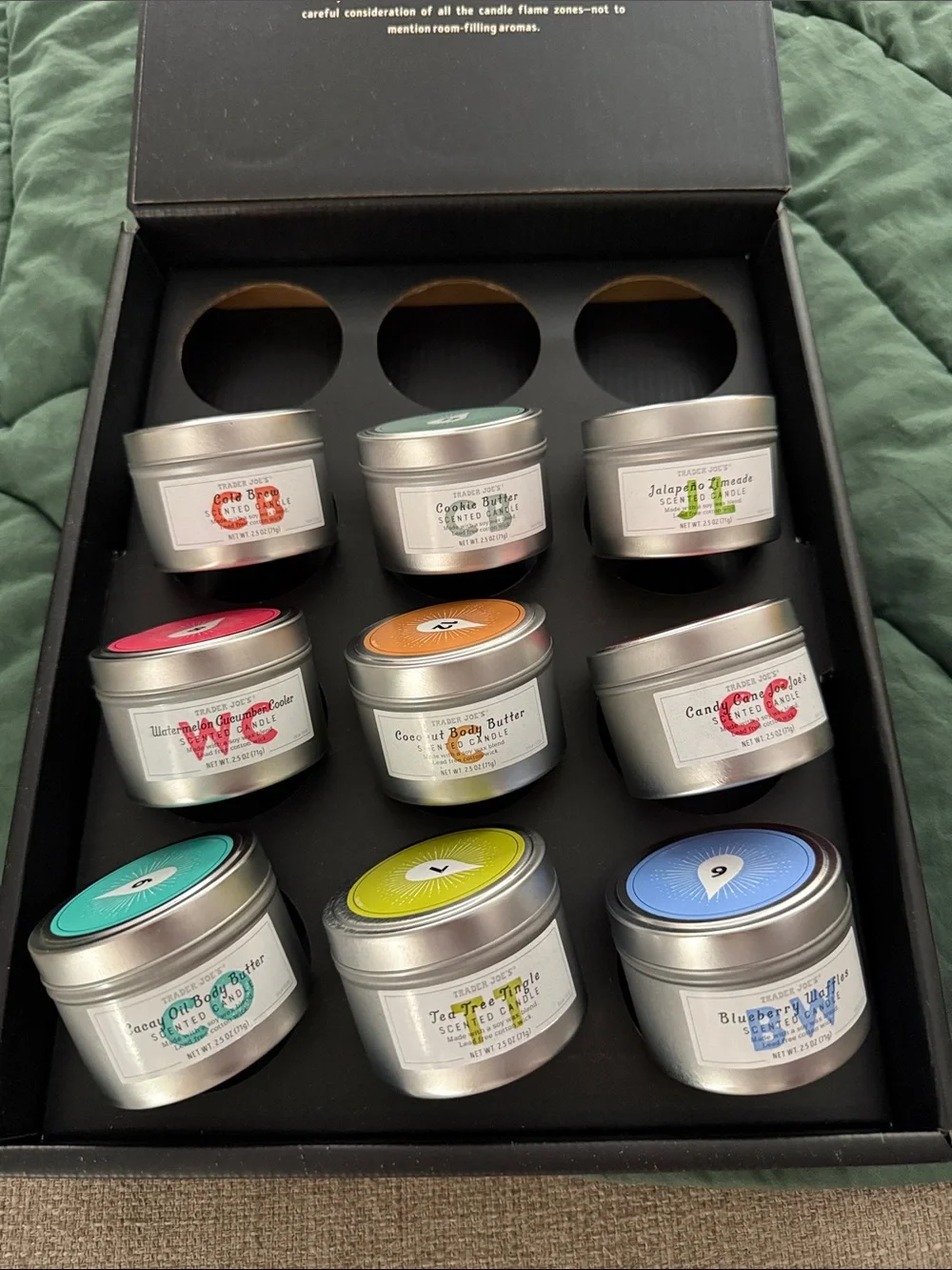 Trader Joe’s Scented 12 Days of Candles